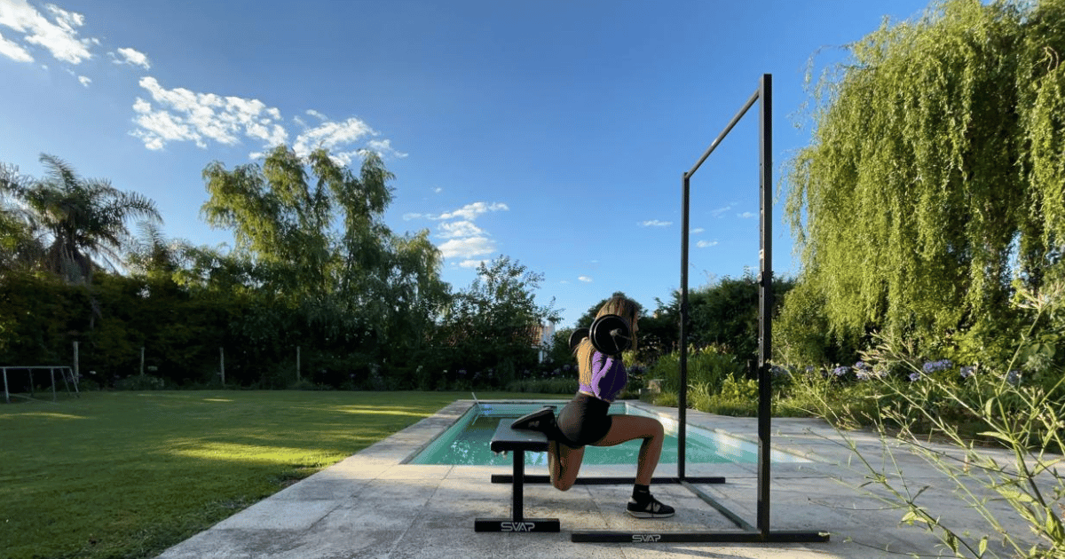 Gabriela schvap- Svap entrenando fuerza con el método SVAP para mantener salud, vitalidad y masa muscular.